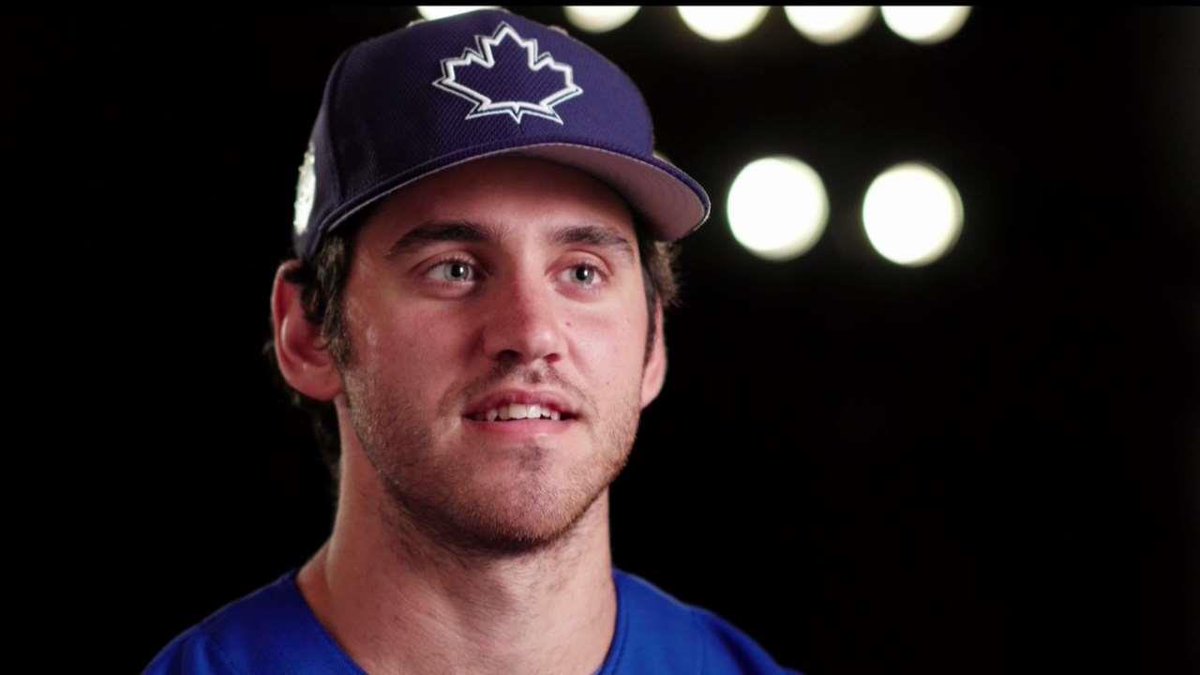 Blue Jays pitching prospect Jordan Romano talks about growing up being a fa...