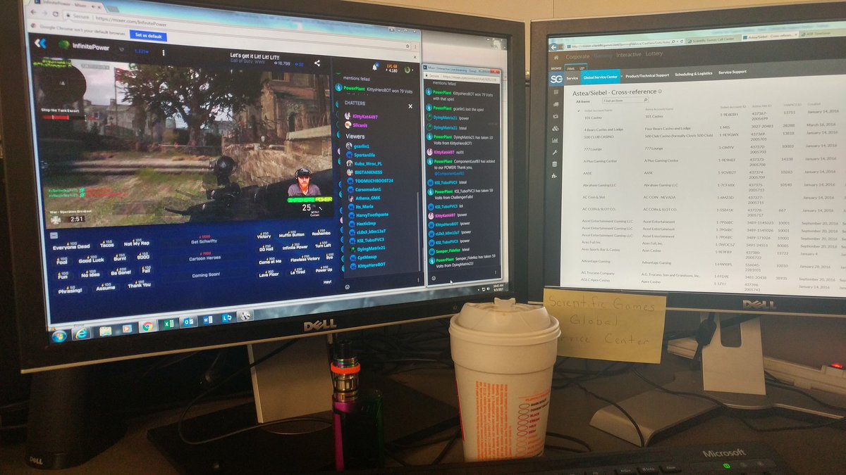 SirZuzu_'s tweet photo. @InfinitePowerMG this stream, though! #InfinitePower #Mixer #CallOfDutyWWII #WWIIBeta #WWIIBetaCode #Giveaway https://t.co/1WdhWdzXpI