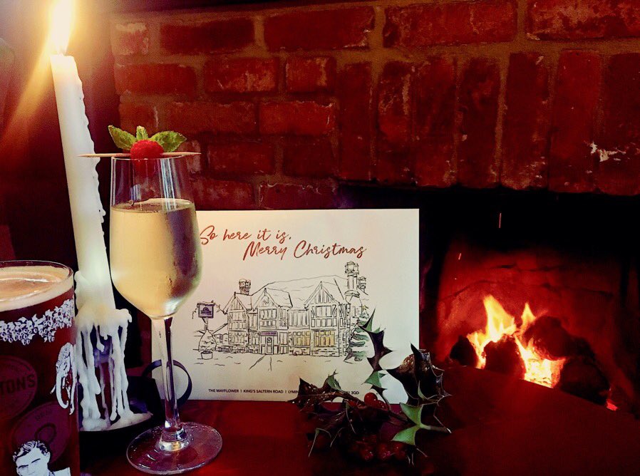 Now taking bookings for Christmas parties &amp; Christmas Day lunch #Christmas #party #pub #fire #drink #lymington #NewForest
