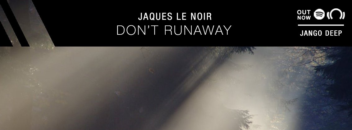 jangorecords's tweet photo. What a #beautiful track! #Download or #Stream @jaqueslenoir "Don't Runaway" @ @beatport and @Spotify ! #JANGODEEP
https://t.co/jo0CTrRsft https://t.co/11GchhoERH