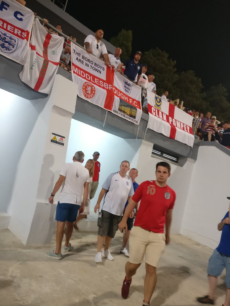 Boro_Away_Fans's tweet photo. Boro fans on International duty. #UTB #FollowEnglandAway #MaltaAway https://t.co/SlTJF17Bn9