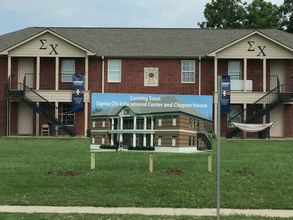 SigmaChiETX's tweet photo. We're proud to announce that a NEW Chapter House will break ground Oct 14th! This is what Brotherhood builds!#ΣΧperienceSigmaChi #tamuc21 https://t.co/azOZs37QMK