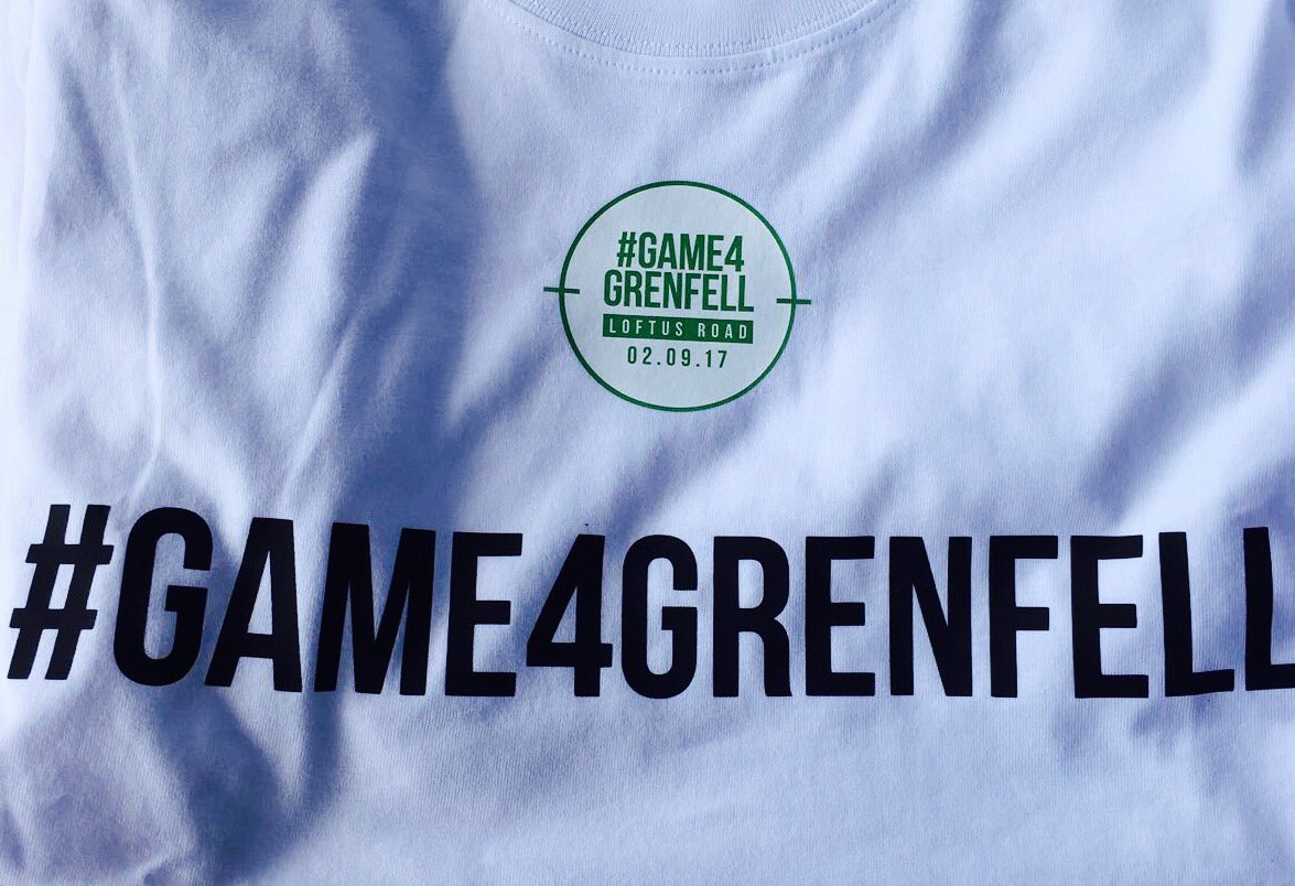 justin37stone's tweet photo. I only played a very small part in #Game4Grenfall but very proud of all my @QPRtrust staff that worked @QPRFC Fan Zone , saw over 2000 fans https://t.co/e0NxGvLNgs