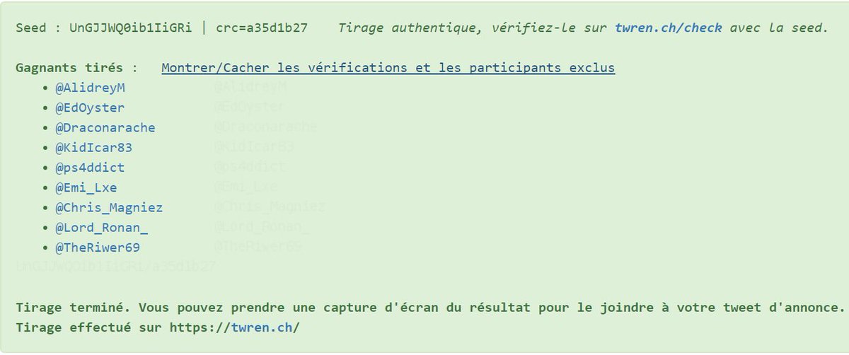 TryAGame's tweet photo. Voici la liste des 9 gagnants du code #Malamandre. Bravo à vous et merci de nous contacter en DM ;) https://t.co/LX2dPP1nFN
