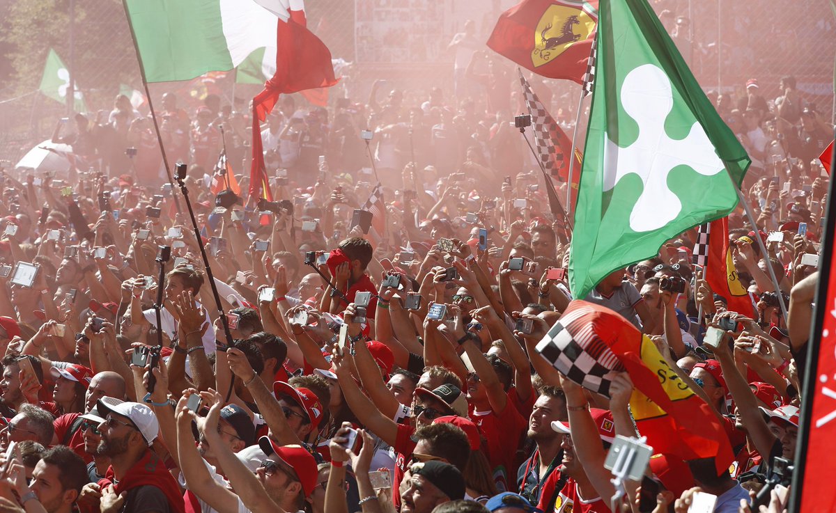 F1's tweet photo. A record 185,000 fans at the #ItalianGP over the weekend

Grazie a tutti 🇮🇹 https://t.co/GjwztSetXy