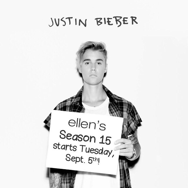 TheEllenShow's tweet image. I knew you loved me, @JustinBieber but this is ridiculous. #ellen15