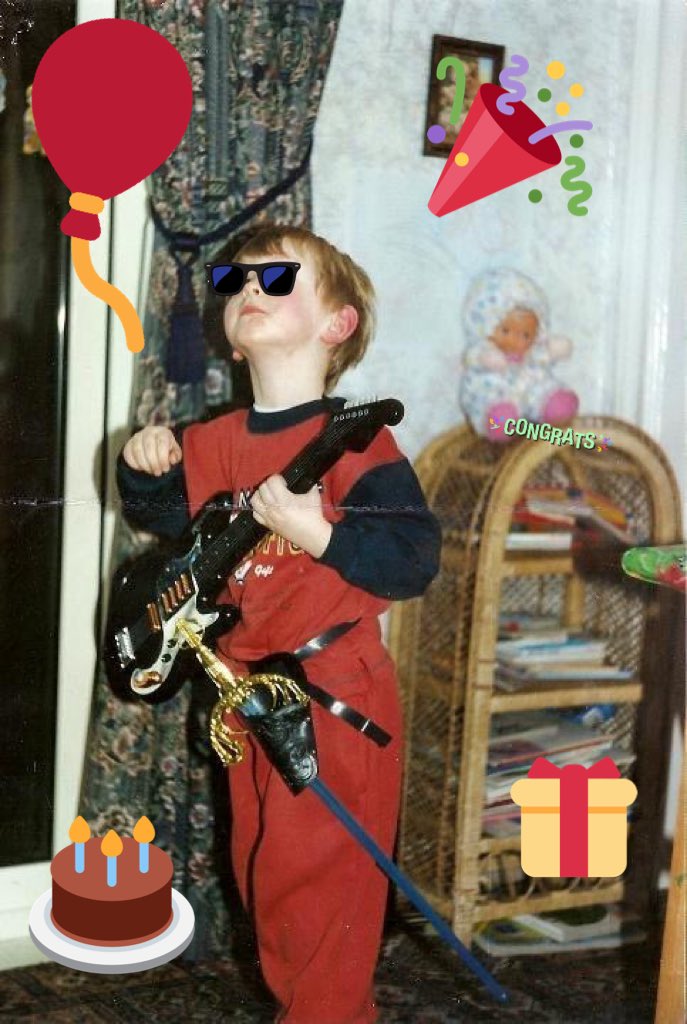 Guess which of us has a birthday today