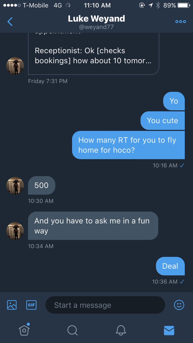 justicejanae_'s tweet photo. Help make my senior year hoco special! #bringlukehome (ps he seriously won't come home unless this hits 500 so help a gal out) ❤️❤️ https://t.co/1NkevdngPW