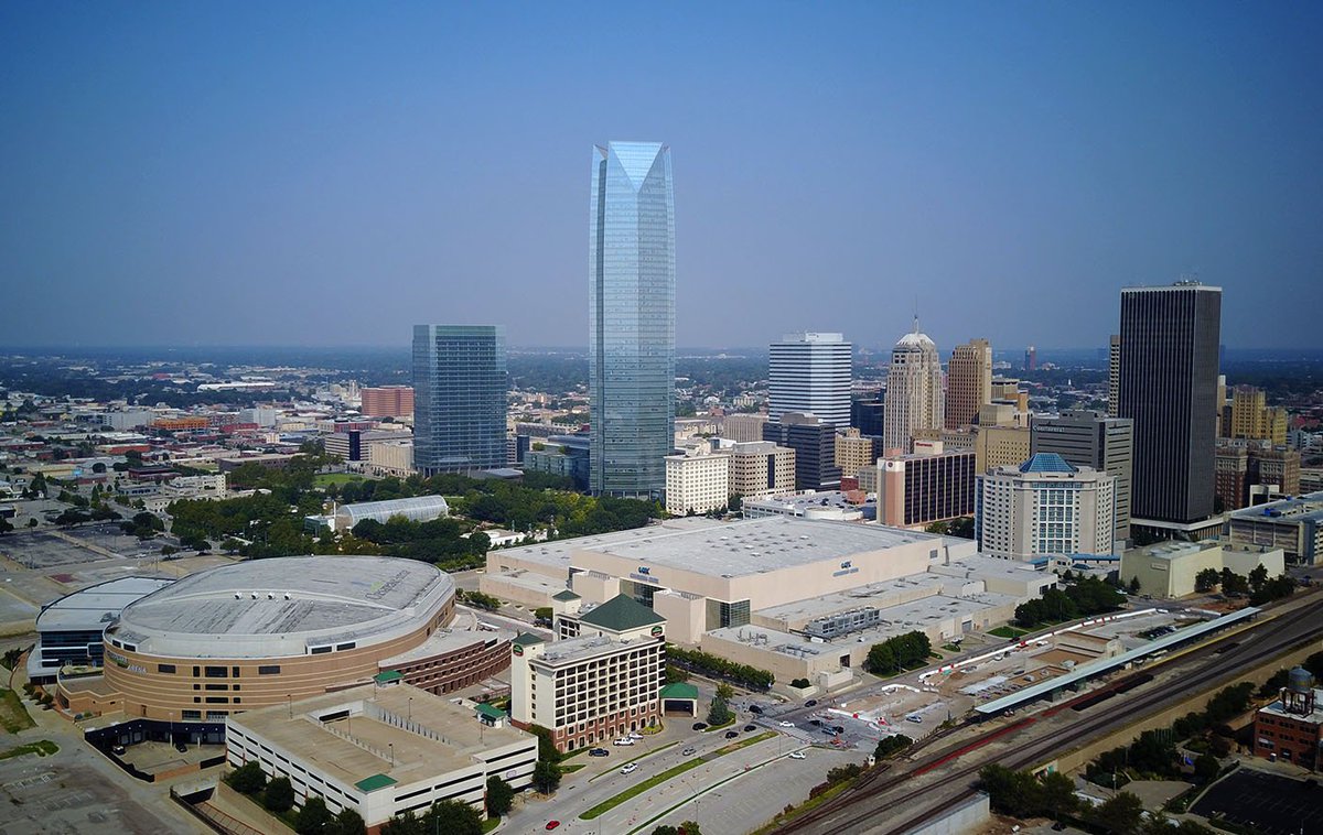 OKCTalk's tweet photo. Beautiful Labor Day weekend in @DowntownOKC https://t.co/6TJc7r0gd8