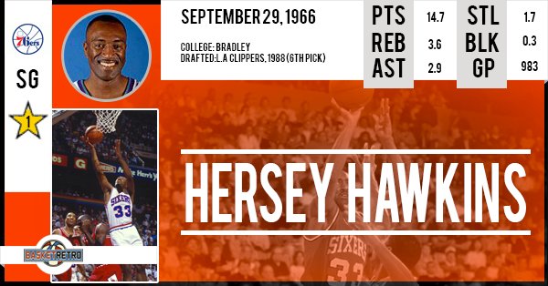 Happy birthday Hersey Hawkins   