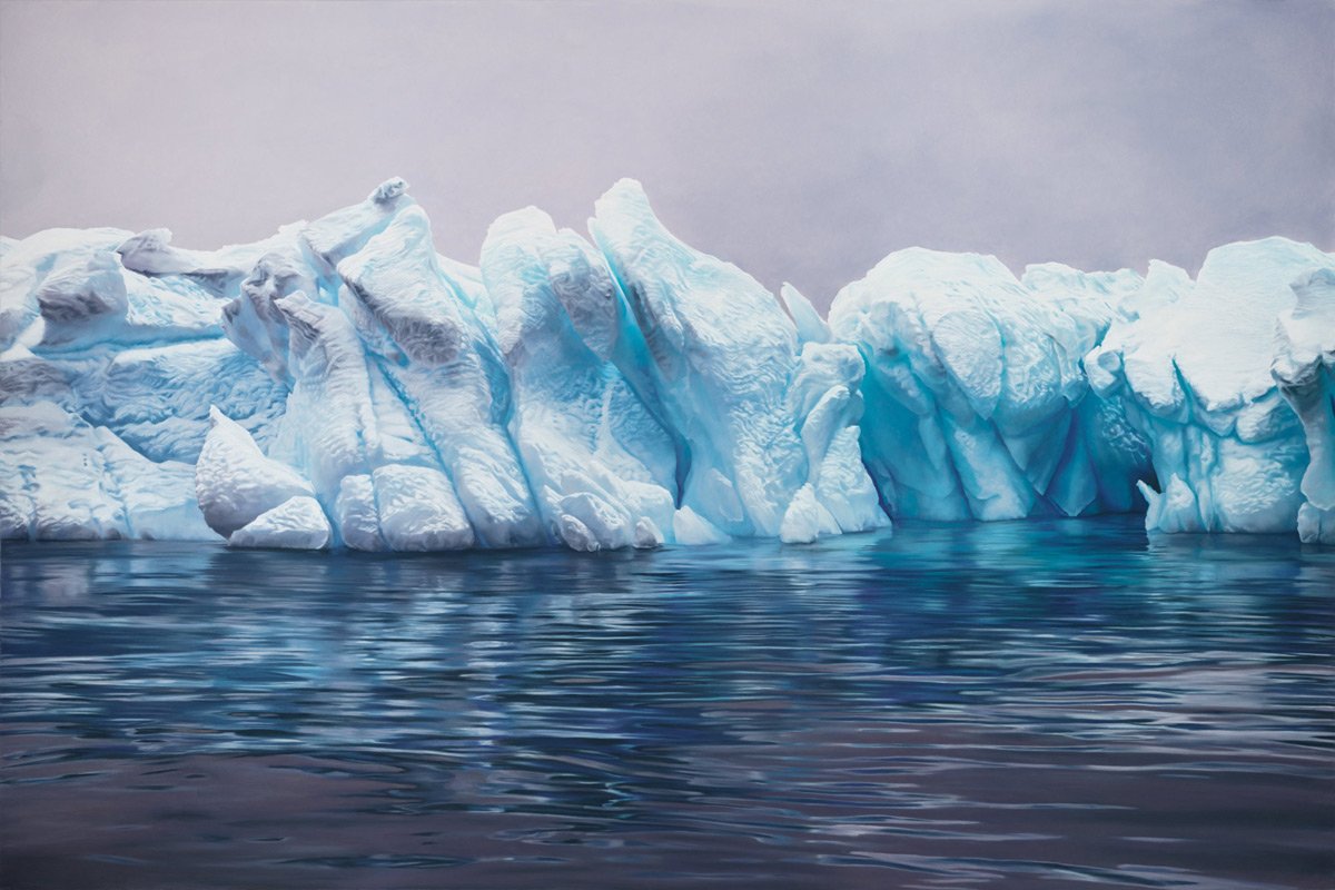 Inviernos_'s tweet photo. Zaria Forman. Pintora hiperrealista que usa la técnica del pastel para crear sus icebergs de Groenlandia.

Impresionante. 🎨💙 https://t.co/33YQ2HSIaD