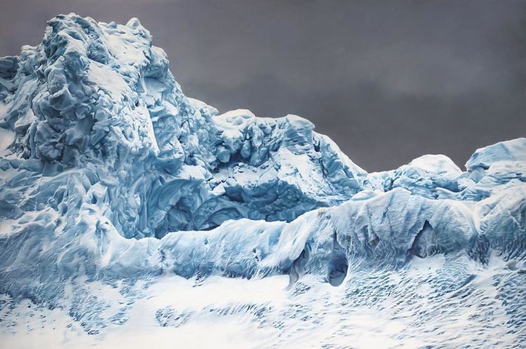 Inviernos_'s tweet photo. Zaria Forman. Pintora hiperrealista que usa la técnica del pastel para crear sus icebergs de Groenlandia.

Impresionante. 🎨💙 https://t.co/33YQ2HSIaD