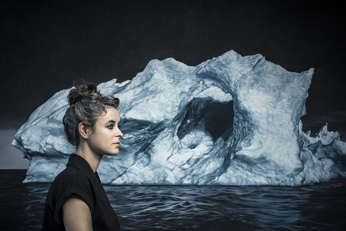 Inviernos_'s tweet photo. Zaria Forman. Pintora hiperrealista que usa la técnica del pastel para crear sus icebergs de Groenlandia.

Impresionante. 🎨💙 https://t.co/33YQ2HSIaD