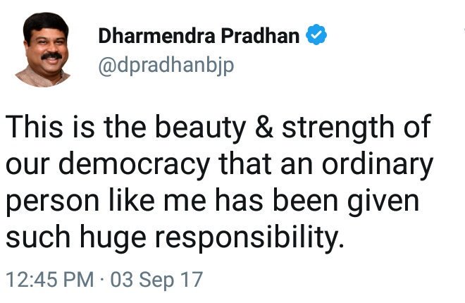 moin_naz's tweet photo. @dpradhanbjp you are also a product of dynasty politics, Mr. Debandra pradhan was MOS in Vajpayee govt
#Modi2019Cabinet
#ModiTeam2019 https://t.co/9tdcwZpevV