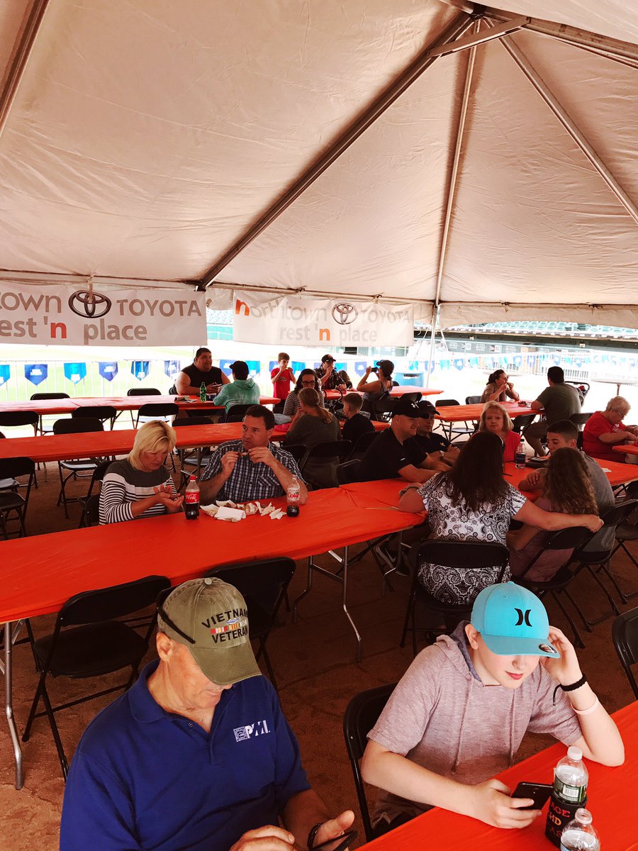 Wingfest's tweet photo. Take advantage of our on-field covered seating thanks to @NorthtownAuto Toyota! #WingFest17 https://t.co/oY7xx2HYrJ