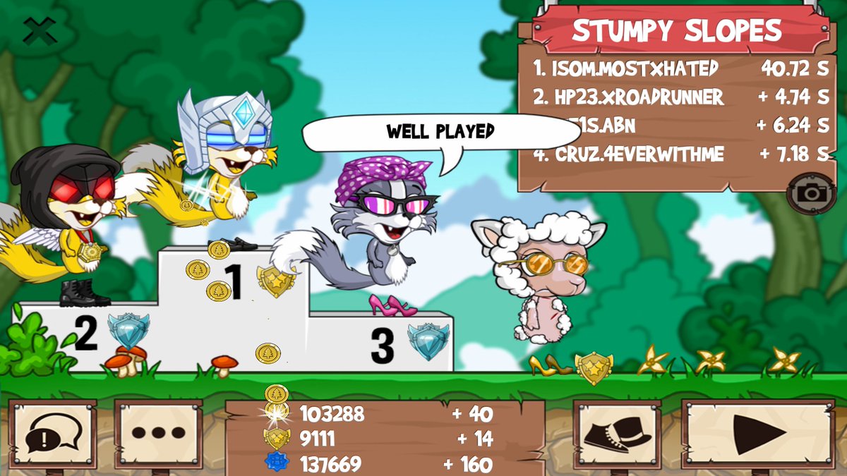 Retired_MHRR's tweet photo. 2vs2 with XROADRUNNER! #funrun2 #xROADRUNNER #Abn #4everwithme https://t.co/UBad44Wtjz