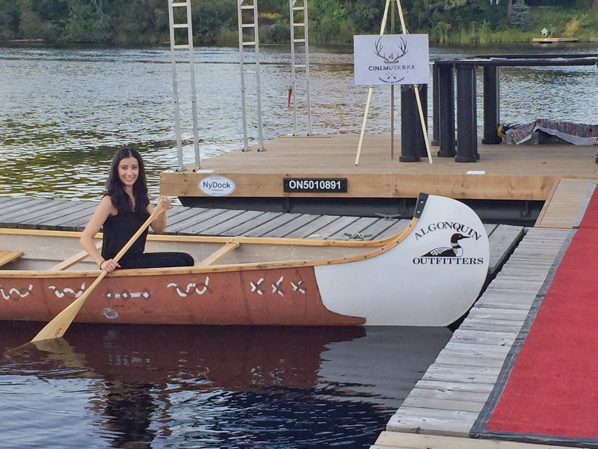 lauramiyata's tweet photo. Thanks @cinemuskokaFF for inviting #AFalseSenseOfSecurity to be part of your inaugural year! #cinemuskoka17 #babysfirstredcarpet https://t.co/C5jRmCOX3y