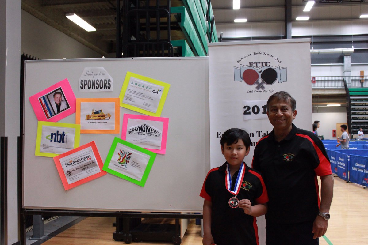 Our #2017EdmontonOpen Junior Novice winners and players at the <a href="/SavilleCentre/">Saville Centre</a> 

#yeg #AB #TableTennis