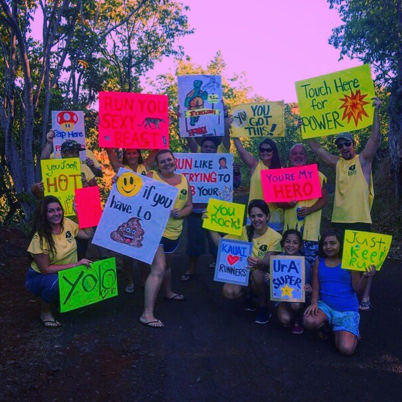 OlympicCafeHI's tweet photo. You know we out here!! ππ½π₯#olympiccafe water station π§and non stop cheers for the runners at #thekauaimarathon @thekauaimarathon #lessdothis https://t.co/QqtjrO3wHL