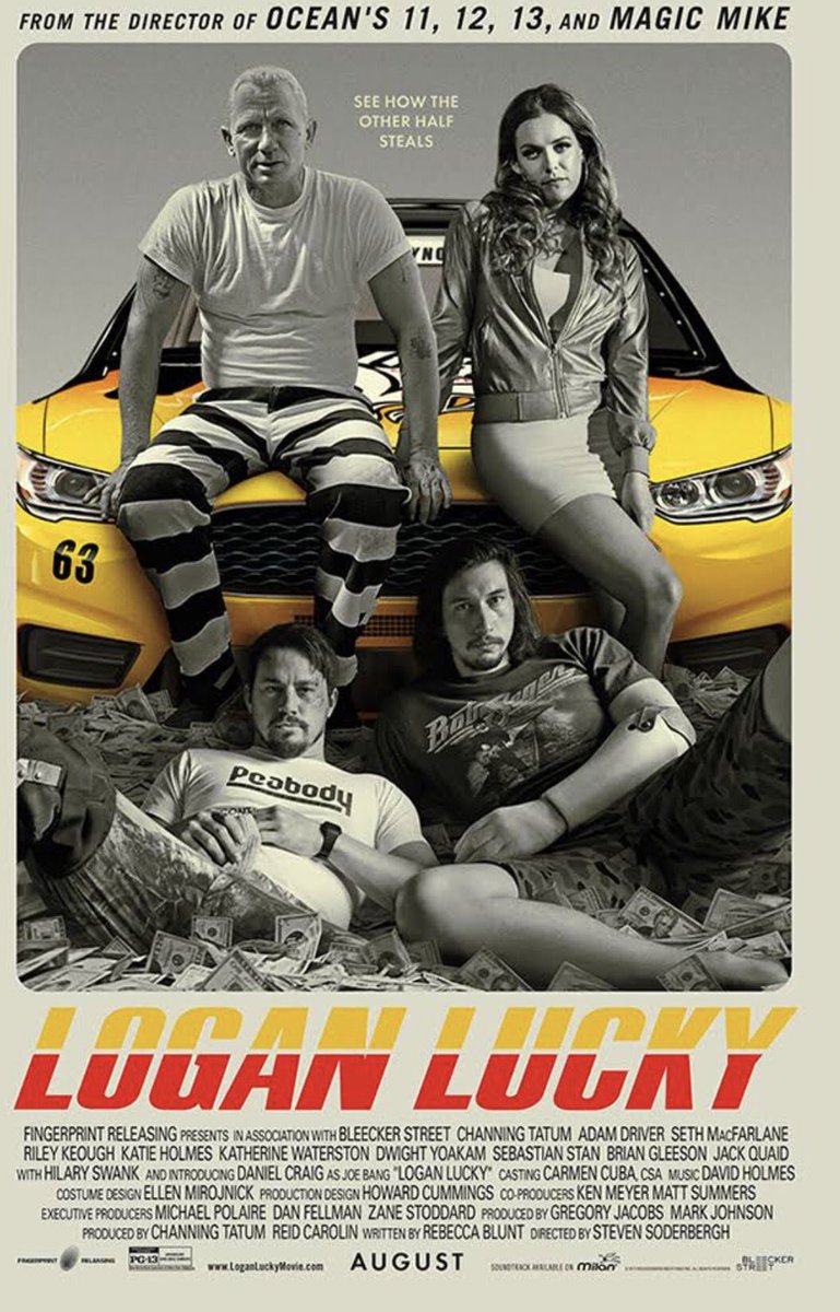 PPS Covered security at the film premiere. "Logan Lucky"