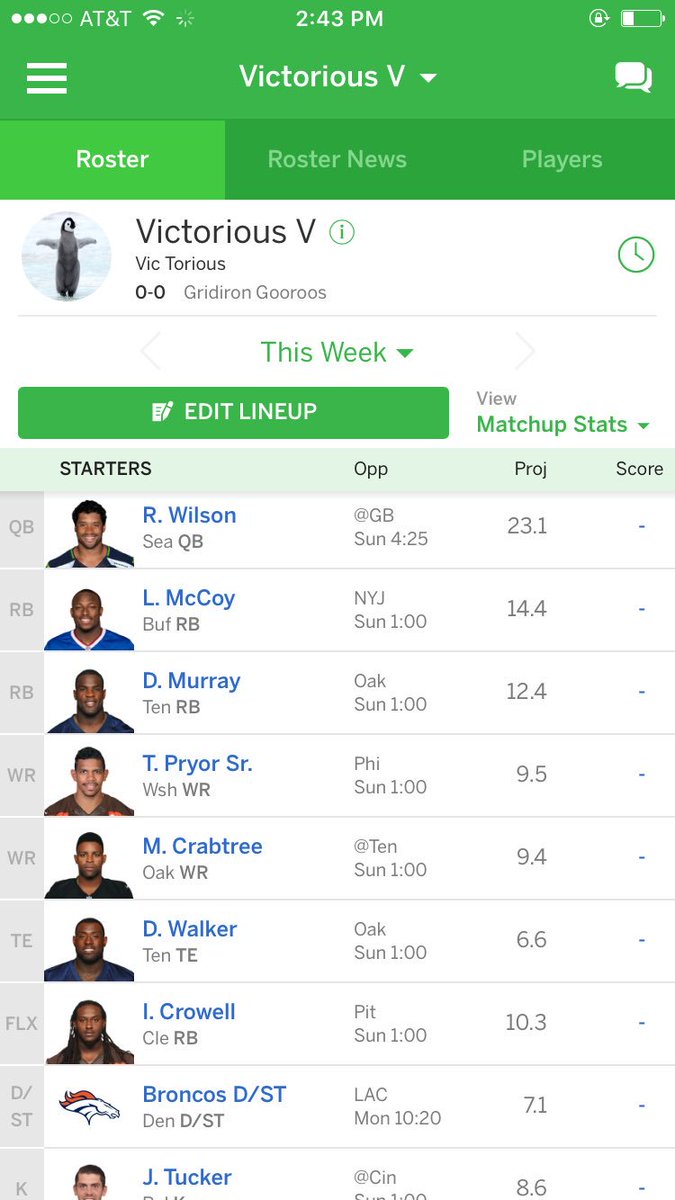 vickiveritas's tweet photo. How'd I do? #draftday2017 #fantasyfootball https://t.co/tPf7beLiTU