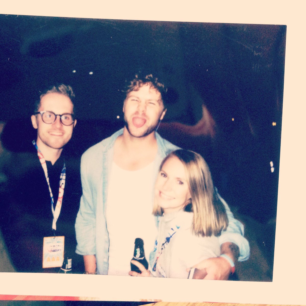 JayMcGuiness's tweet photo. Congrats @TheVampsband, we are having a blast @fusionfest https://t.co/fQE5ltRVb9