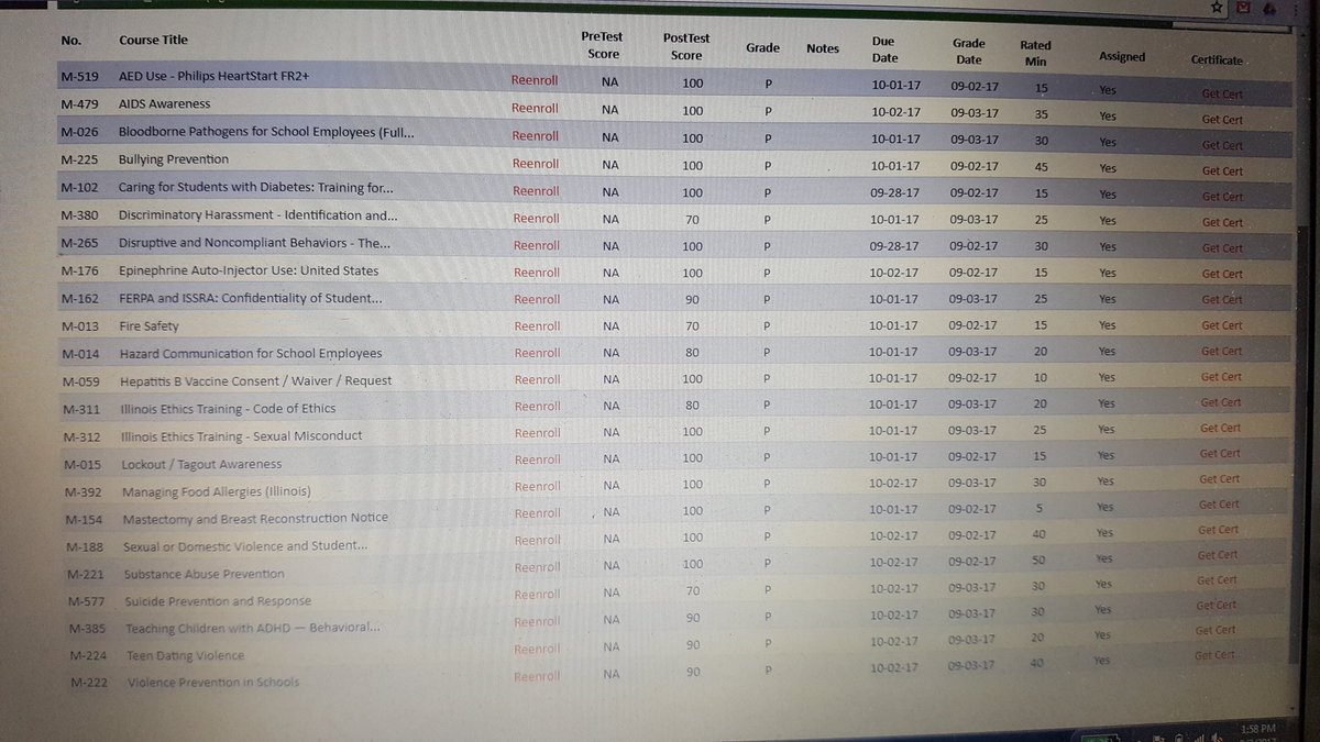TurleyRox's tweet photo. Sometimes people think that teachers just make assignments, instead of doing any. #bloodbornepathogens #workingontheweekend #22modules https://t.co/ewjZxI5Spr