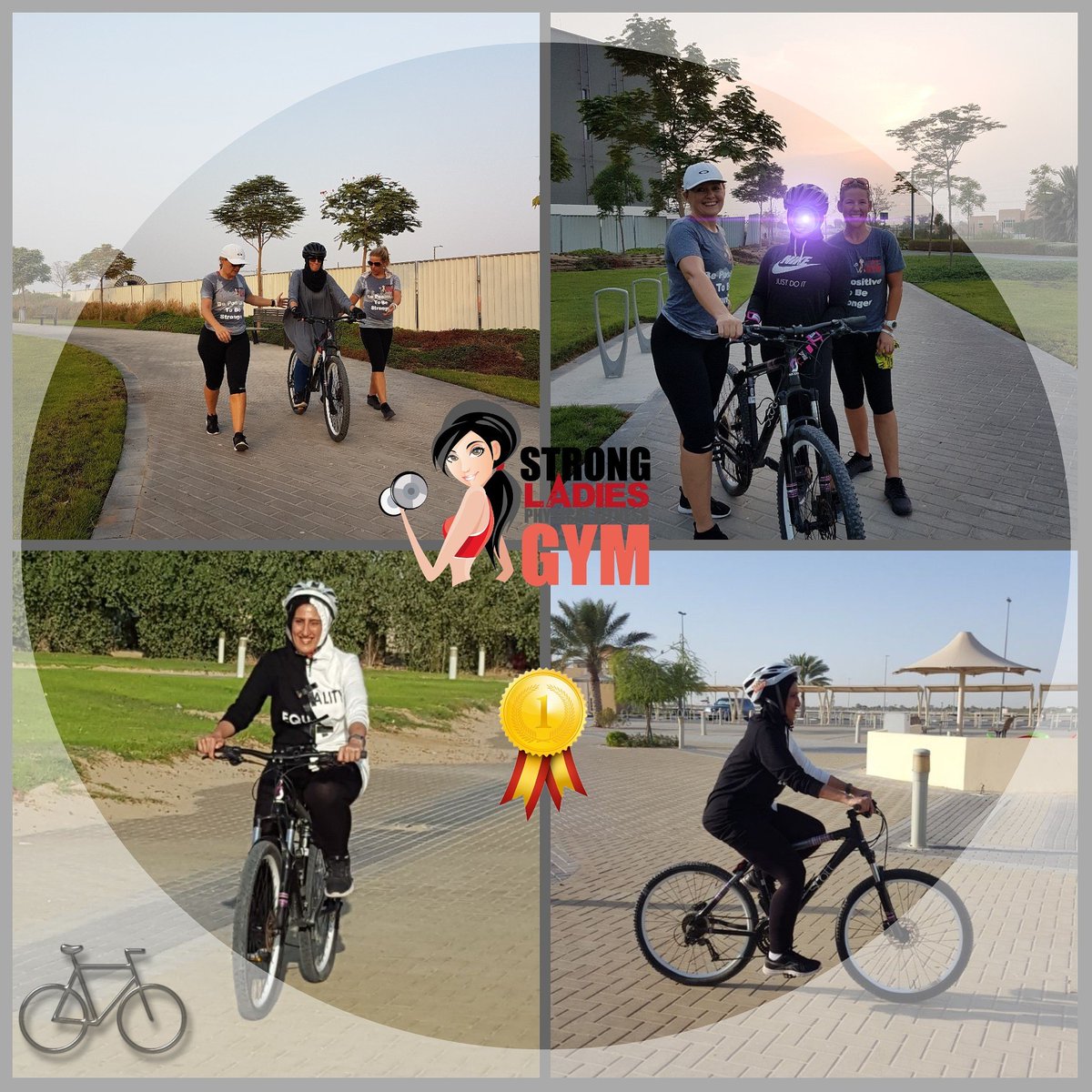 strongladiesgym's tweet photo. Happy to inform you all, Strong Ladies Gym new offers - Outdoor PT Cycling with professional Coach Ruth and Coach Renette 
#uaecycle #cycle https://t.co/3nbZF07LZf
