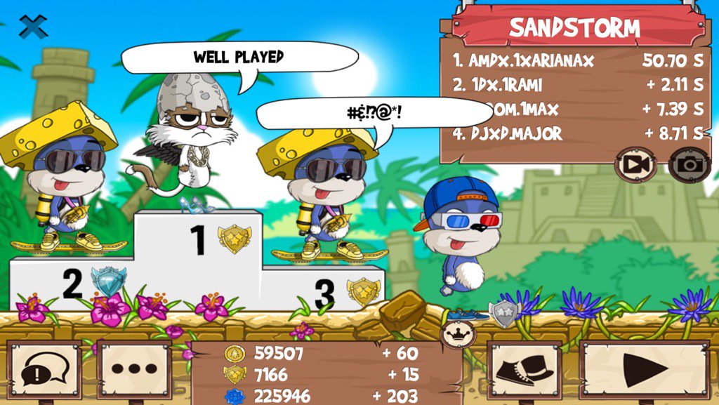 hashemi20's tweet photo. All those guys just got washed #funrun2 #1RAMI #1MAX #Major gg๐2v1 https://t.co/asO85cENJn