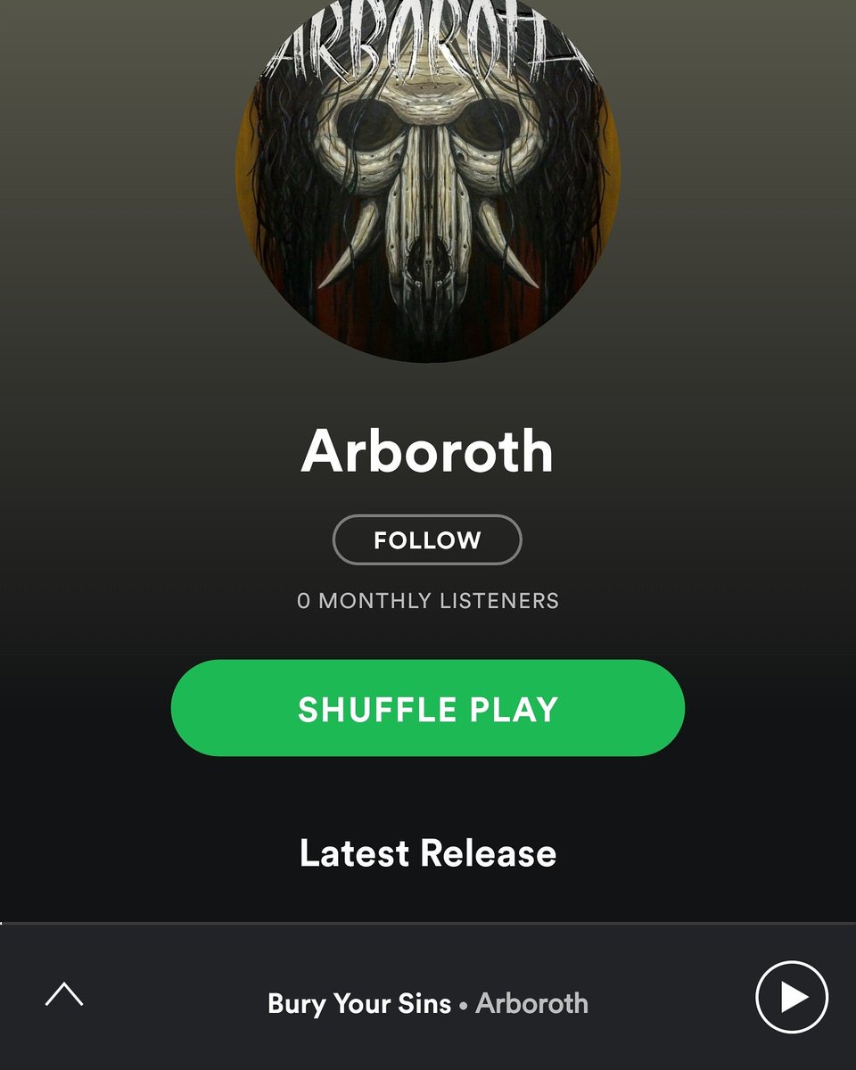 ARBOROTH's tweet photo. We are now on spotify, itunes, Google and amazon music. Check us out and let us know what you think! https://t.co/80s2OXDEpE