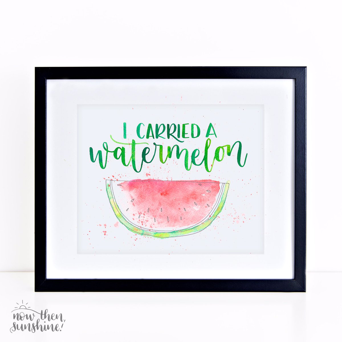 NowThenSunshine's tweet photo. Hey #HandmadeHour! I'm a hand-lettering and watercolour artist who sells cards and cool stuff for the wall. Always up for commissions too. https://t.co/j5W5rCKjEr