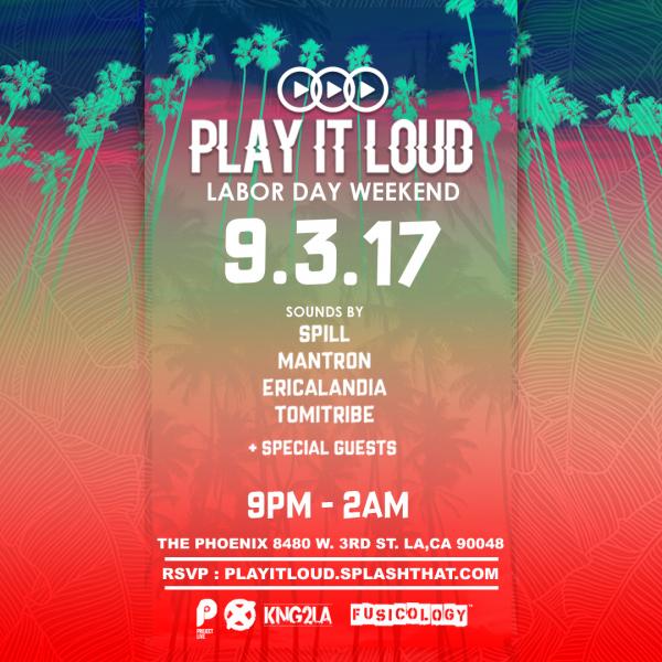 fusicology's tweet photo. Tonight LA @projectlivela #PlayItOutLoud w/ @djmantron @ekogirl #Tomitribe &amp; #DjSpill @thephoenixla https://t.co/5MRh92qJ9j https://t.co/HmRUFPvlH0