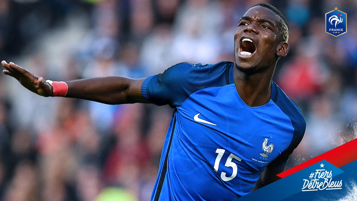 32' Lemar décale Pogba. Pogba cherche la lucarne mais ça passe juste à côté!  #FRALUX #FiersdetreBleus