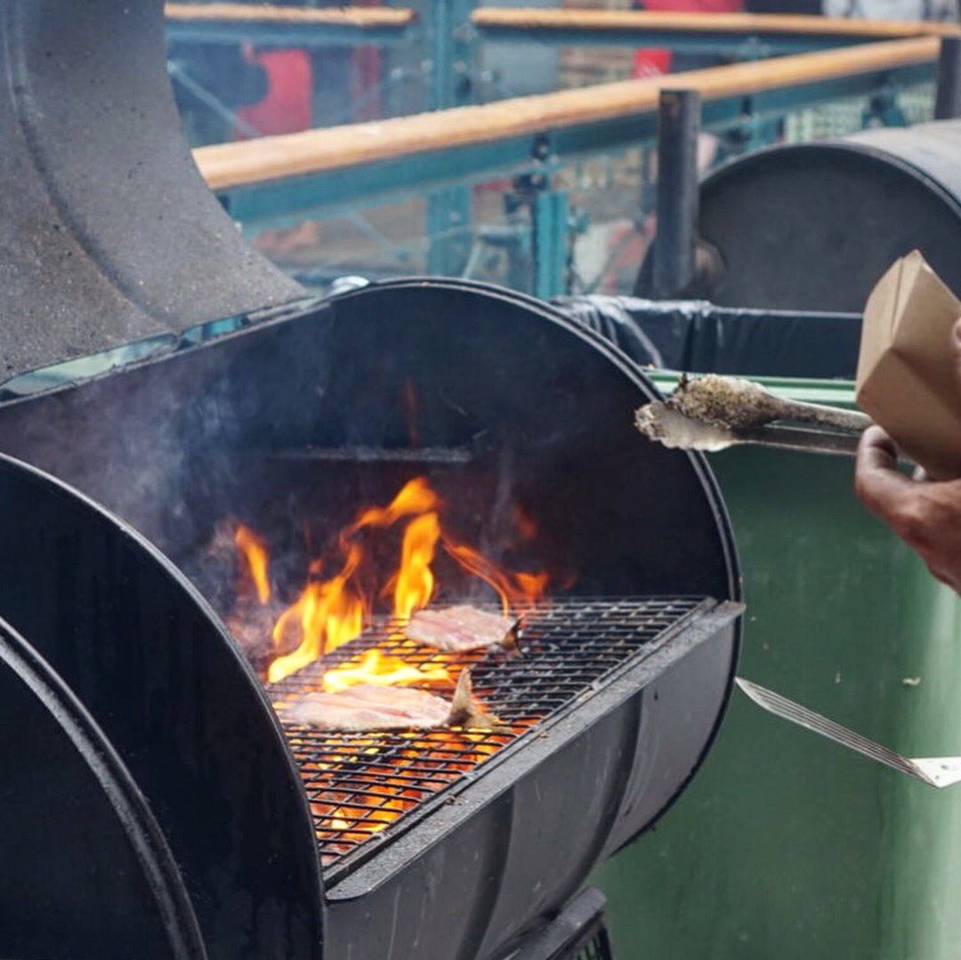 WeLoveFoodTweet's tweet photo. Mackerel and pickled vegetables by @Nathanoutlaw @meatopiauk - just as tasty as all that meat. #meatopia2017 https://t.co/YKDBdERetF