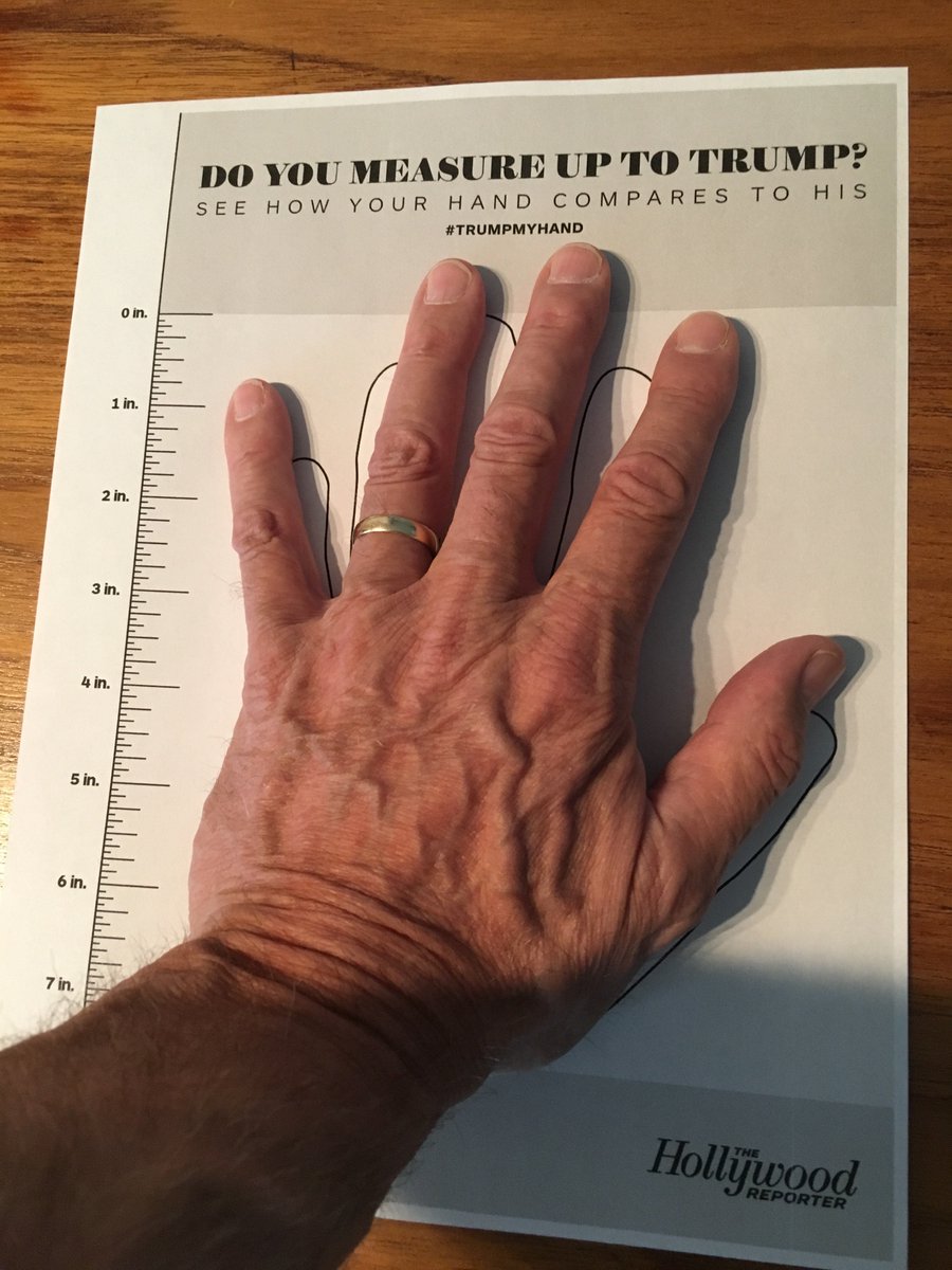 _SanAntonioMan's tweet photo. .@realDonaldTrump RT @stroback: #trumpmyhand Yes, my hand is larger than Trump's but then, whose isn't? https://t.co/GSyIbxjHWN