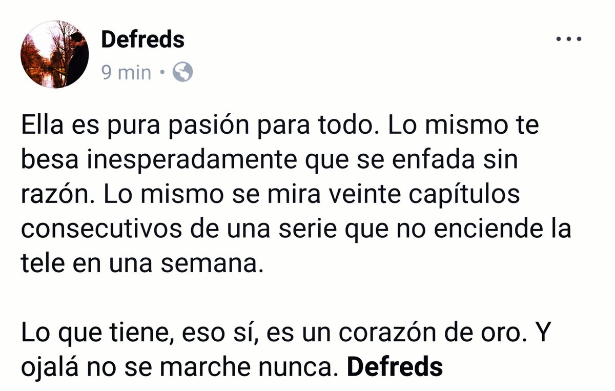 Defreds's tweet photo. Corazón de oro. https://t.co/fxoaXolXJ1