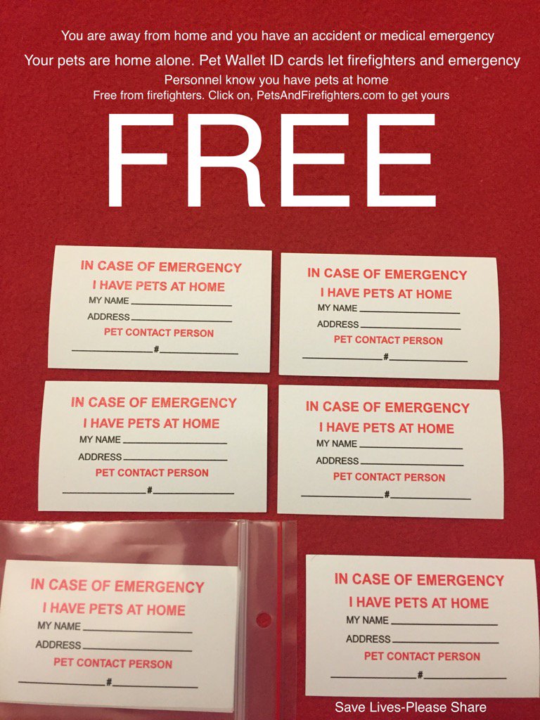 rickrickerson99's tweet photo. Absolutely FREE. A group of Firefighters crazy about Pets. Get yours FREE Go to https://t.co/DdqH9ptYF1 RT=LivesSaved https://t.co/AYRxrDoycm