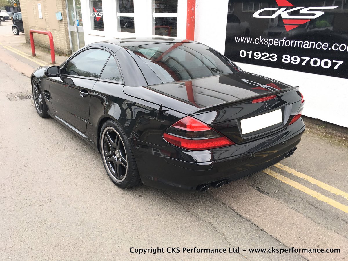 cksperformance's tweet photo. Transformed the performance on this AMG SL55 with our Stage 1 Performance Package, #XPipe, #SportAirFilters, #BootSpoiler #LED lighting https://t.co/ZaG88w2wxU
