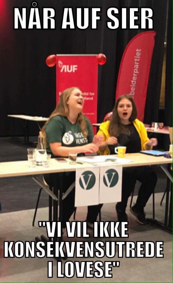 edelmariehurra's tweet image. Assa noe finere team enn @KrFU og @ungevenstre vet jeg ikke. 

(Kudos til @emiliebronder!)