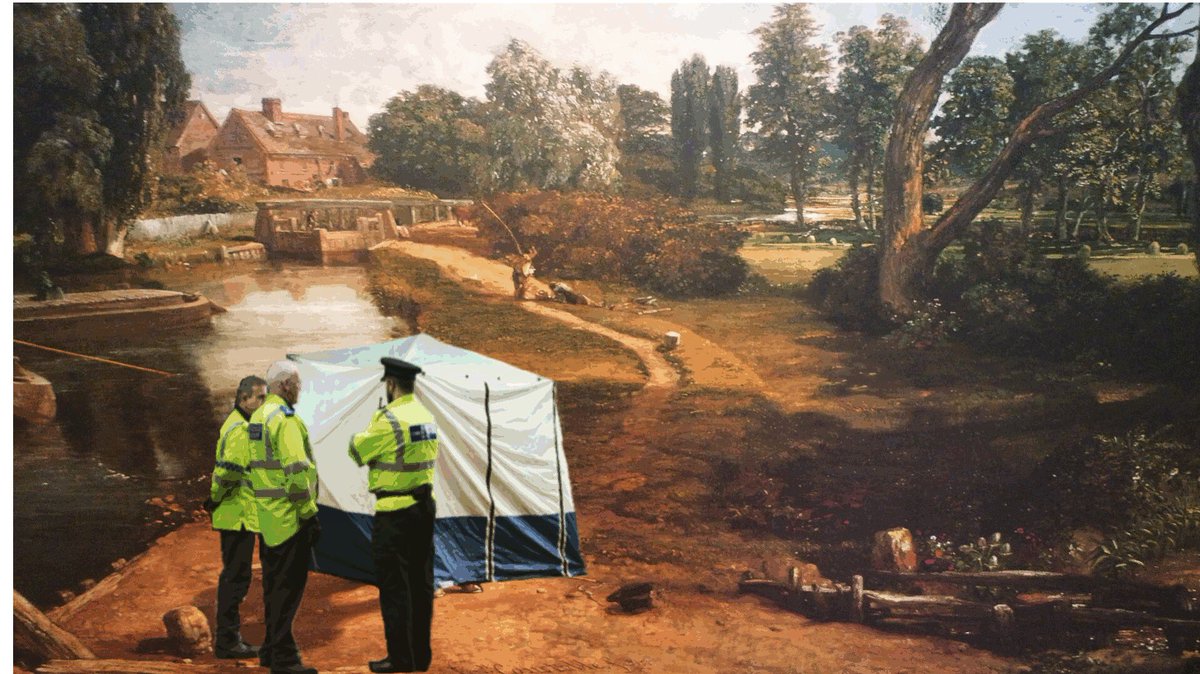dopeismdesigns's tweet photo. The real constable #dope #dopeism #streetart #johnconstable #streetartist #landscapes #art #streetarteverywhere https://t.co/4v58IxaTFA