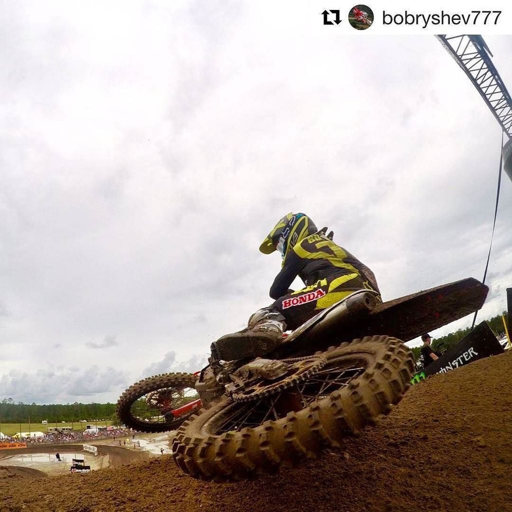 PirelliMX's tweet photo. .Just @bobryshev777 showing off what the Pirelli Scorpion #MX32 can do during the #MXGP in Florida. #ScorpionMX https://t.co/CJV9wX2Qfa