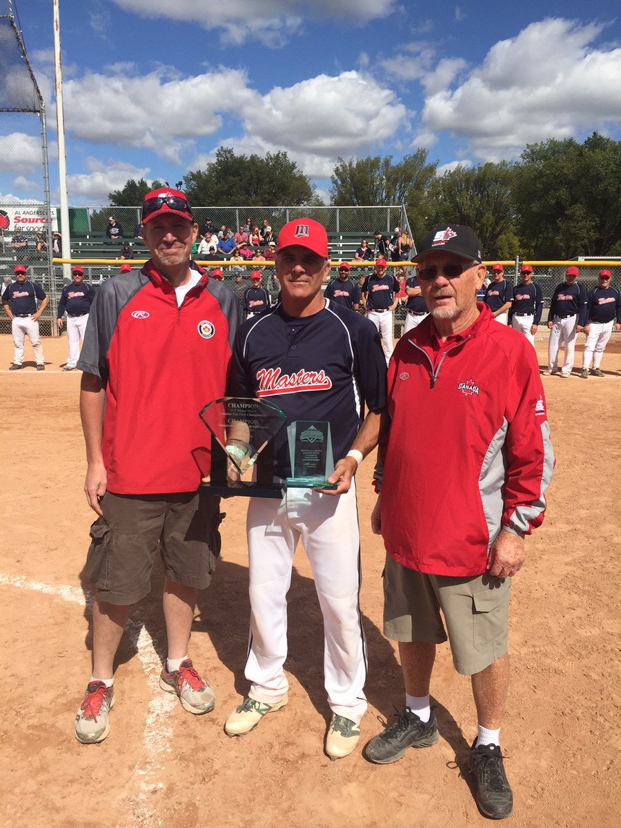 Congratulations to Saskatoon AGI Masters.  Canadian Master Men's Fast Pitch  Champions