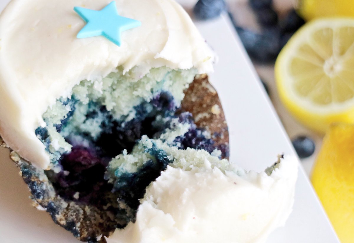 Ask &amp; you shall receive! Introducing a new option for our #glutenfree guests, Lemon Blueberry! Available this month at all of our bakeries!