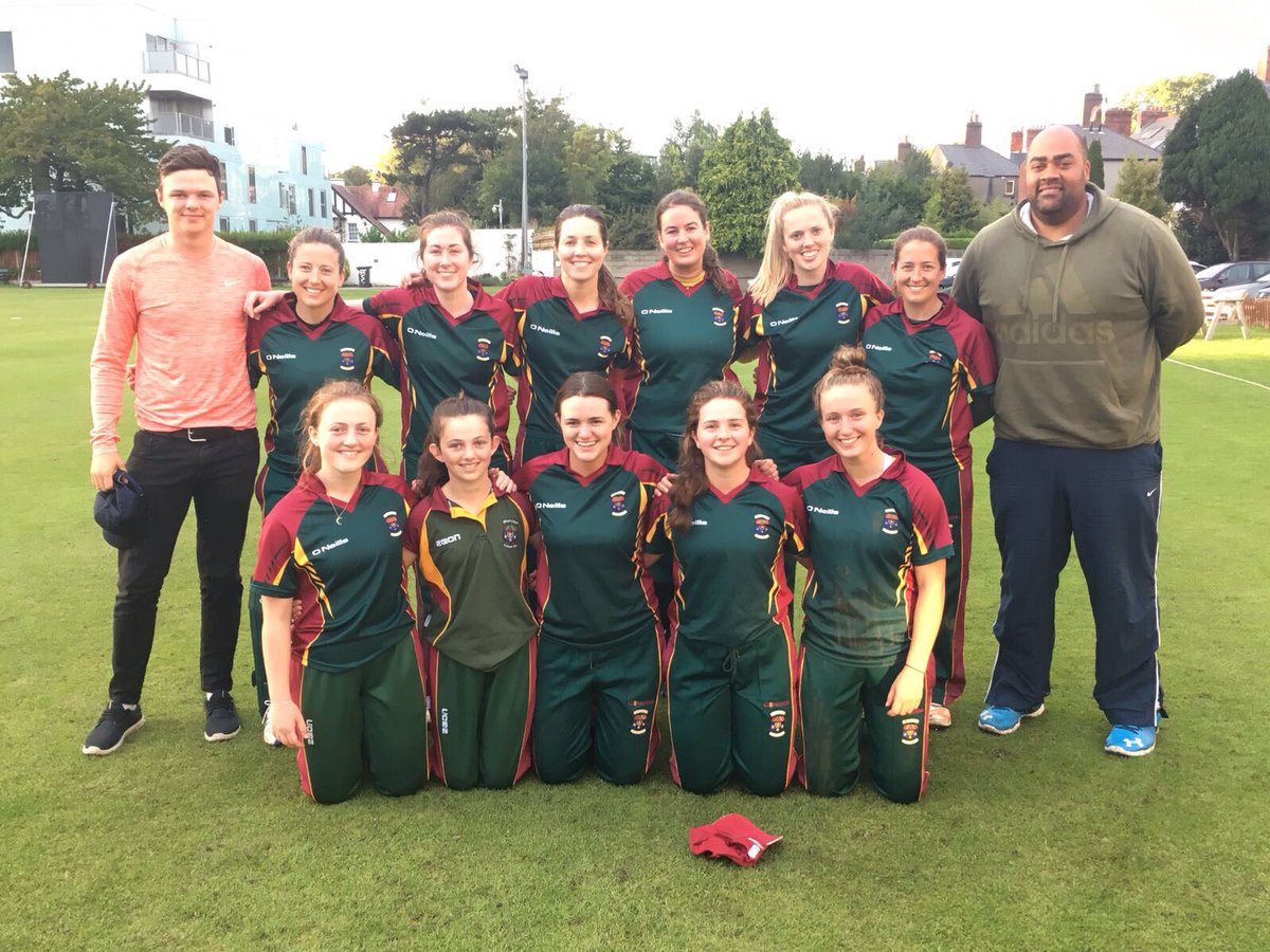 MerrionCCWomen's tweet photo. Big win to make sure we sent  @katefryett home happy! THANK YOU, what a fab teammate you've been! Have a great season back in  @crickettas https://t.co/hnZawFBPNG