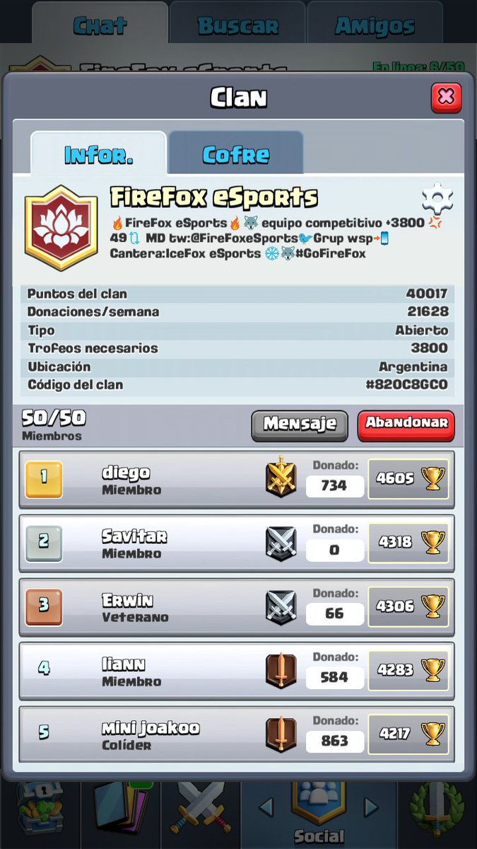 Casi en el top arg #GofireFox