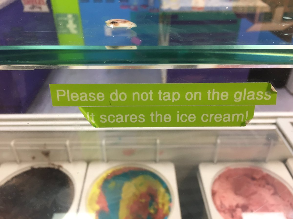 stevenson_lexie's tweet photo. Wouldn't want to scare the ice cream https://t.co/1dTpWGkvZP
