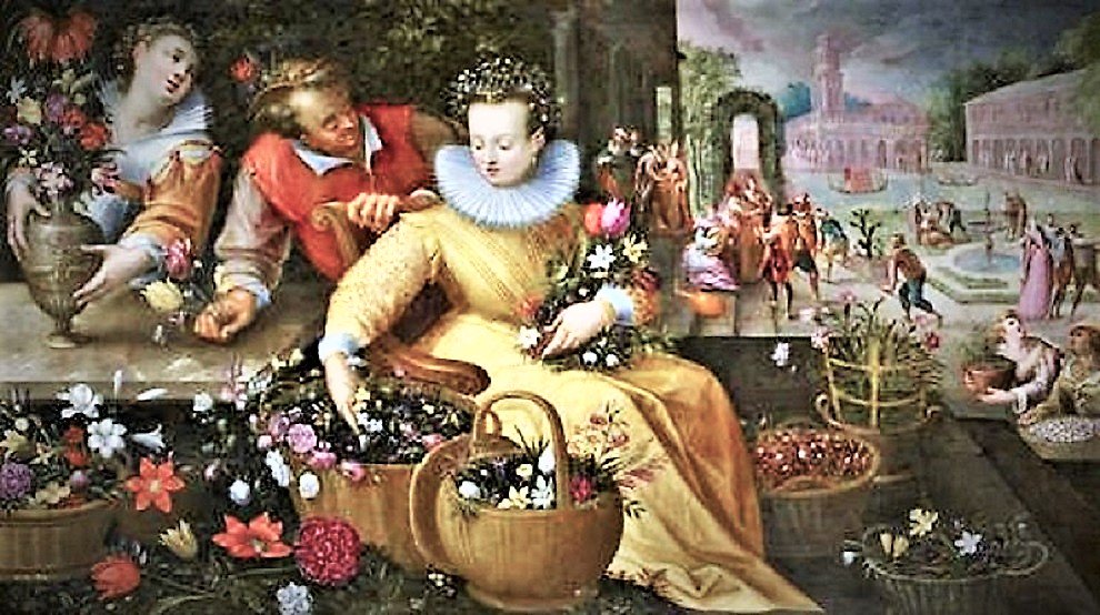 AGardenHistory's tweet photo. Garden in a Painting Background - 1590 May Flower Market https://t.co/mjuY4THNYg https://t.co/Ayn9MQaWlK