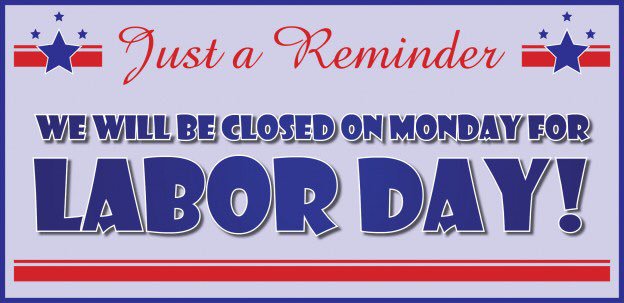 TheTMAGroup's tweet photo. @TheTMAGroup office will re-open Tues., Sept. 5. Have a safe and happy holiday. #HappyLaborDay https://t.co/zUDMmqh94y