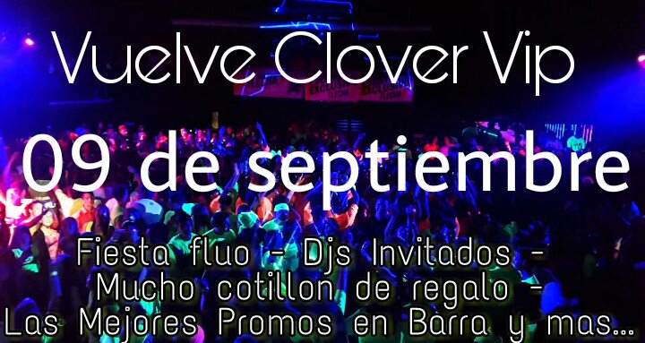 MatiMoran24's tweet photo. ansioso  💣💣💣🎤🎤🎤 9 de septiembre  estar en la apertuta de 👇👇👇👇#CloverVip #VuelveClover 💣💣💣 https://t.co/hFM6eIxwfU