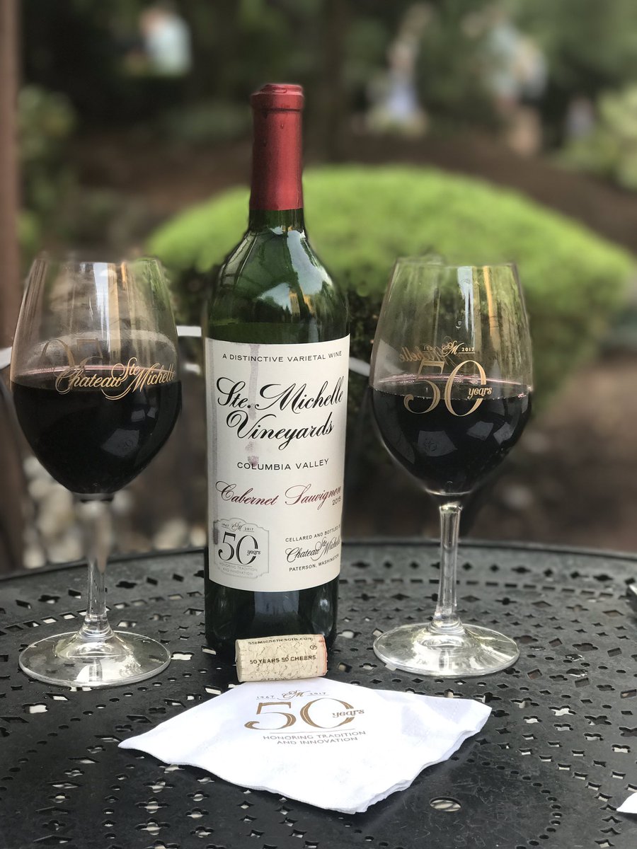 terri_bowers's tweet photo. #CSM50 Thank you @SteMichelle had a great time today celebrate your 50th anniversary! Such a good time at such a great winery! WA's finest! https://t.co/XvaG9nOipX